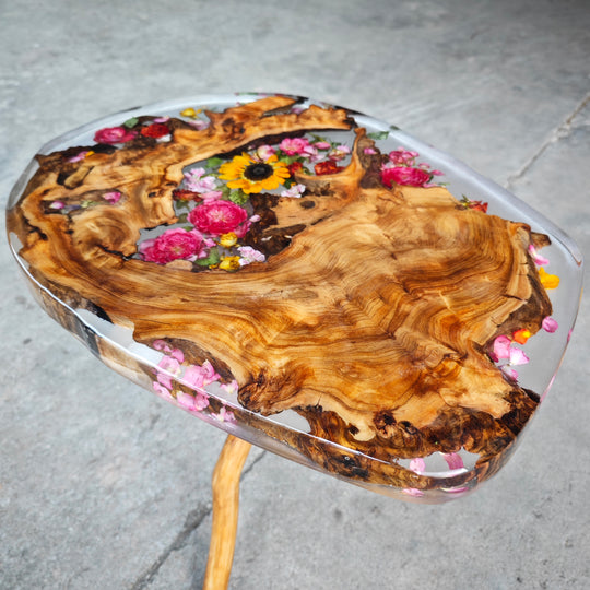 Epoxy Table, Live Edge Epoxy Table, Walnut Resin River Table, 24110710