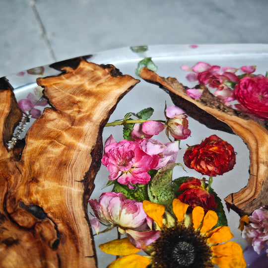 Epoxy Table, Live Edge Epoxy Table, Walnut Resin River Table, 24110710