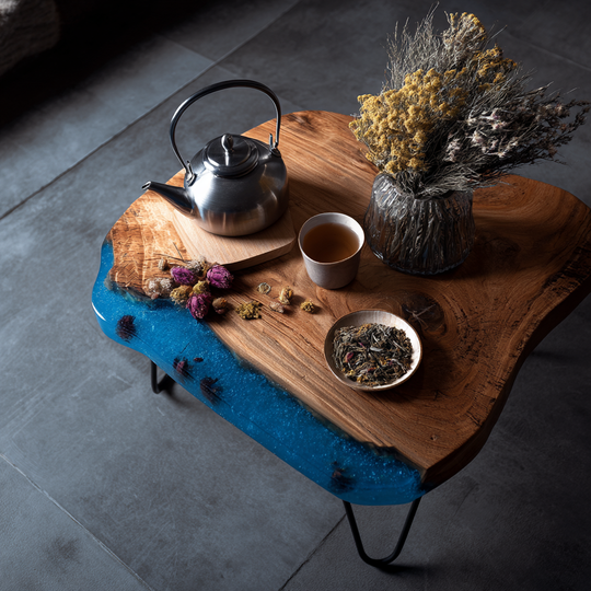 Epoxy Table, Live Edge Epoxy Table,  Resin River Table, 2505099705