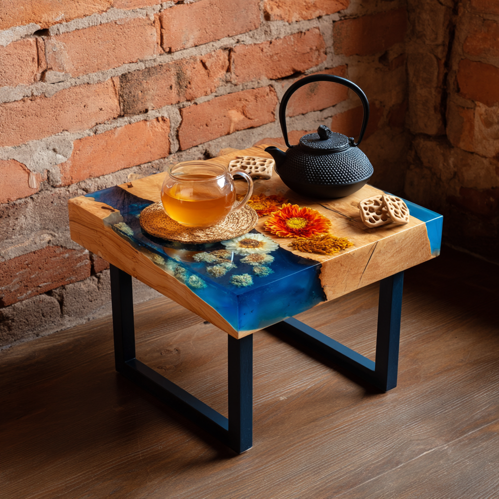 Epoxy Table, Live Edge Epoxy Table,  Resin River Table, 2505099706