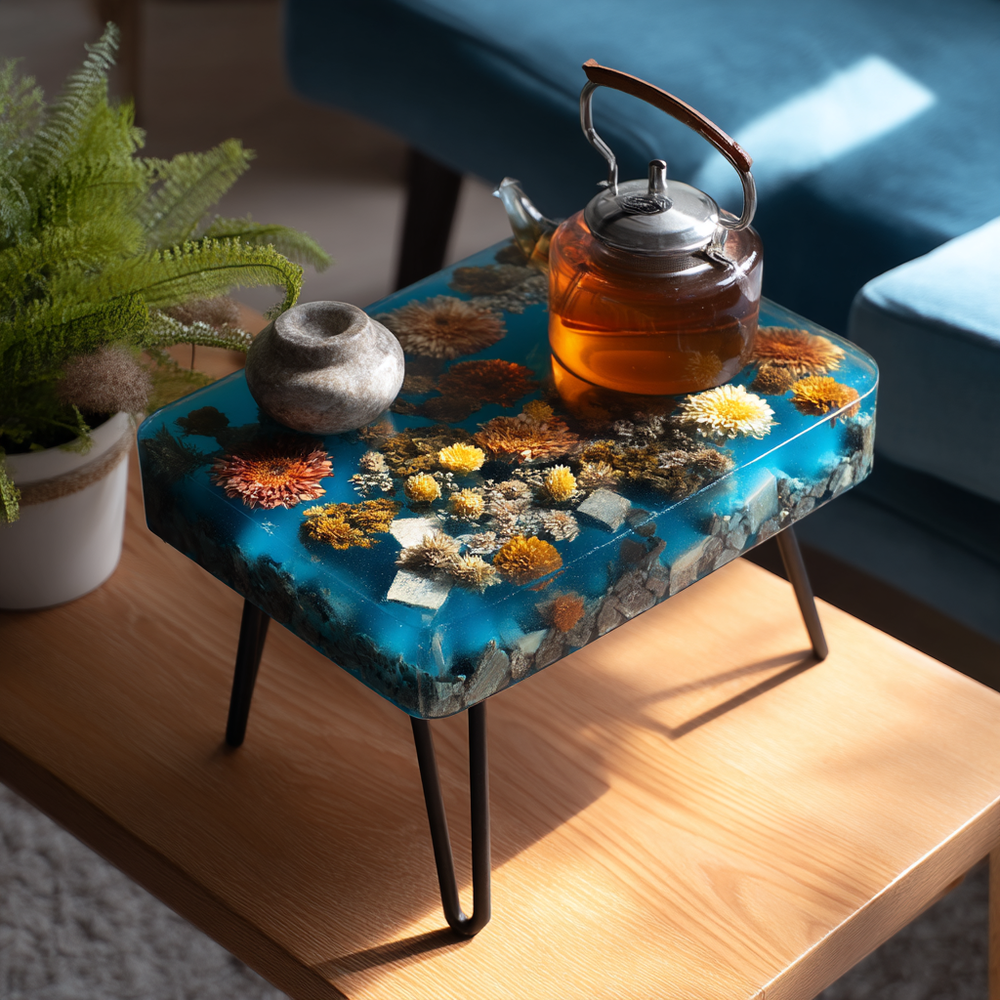 Epoxy Table, Live Edge Epoxy Table,  Resin River Table, 2505099713