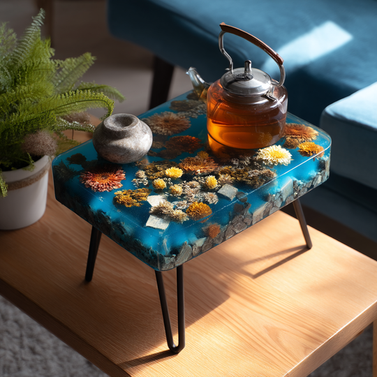 Epoxy Table, Live Edge Epoxy Table,  Resin River Table, 2505099713