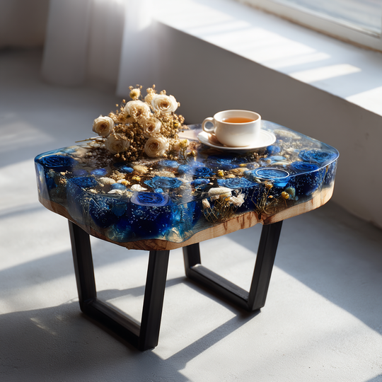 Epoxy Table, Live Edge Epoxy Table,  Resin River Table, 2505099704