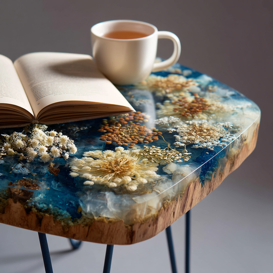 Epoxy Table, Live Edge Epoxy Table,  Resin River Table, 2505099703