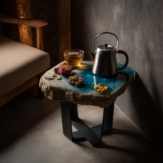 Epoxy Table, Live Edge Epoxy Table,  Resin River Table, 2505099713