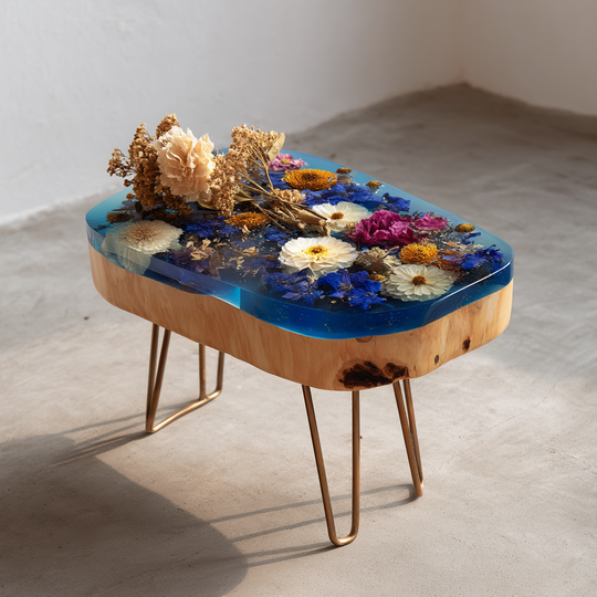 Epoxy Table, Live Edge Epoxy Table,  Resin River Table, 2505099703