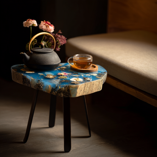 Epoxy Table, Live Edge Epoxy Table,  Resin River Table, 2505099712