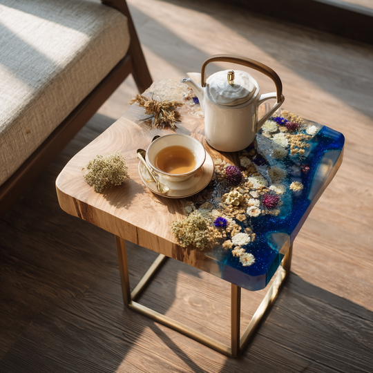 Epoxy Table, Live Edge Epoxy Table,  Resin River Table, 2505099705