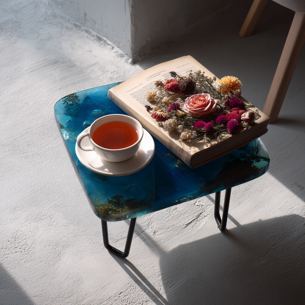 Epoxy Table, Live Edge Epoxy Table,  Resin River Table, 2505099709