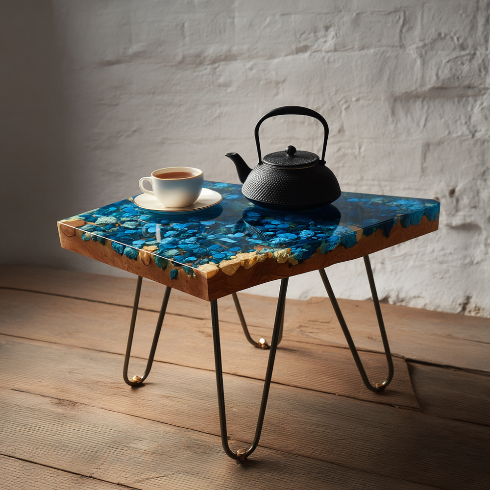 Epoxy Table, Live Edge Epoxy Table,  Resin River Table, 2505099714