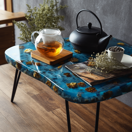 Epoxy Table, Live Edge Epoxy Table,  Resin River Table, 2505099715