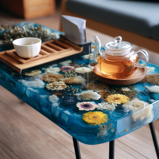 Epoxy Table, Live Edge Epoxy Table,  Resin River Table, 2505099715