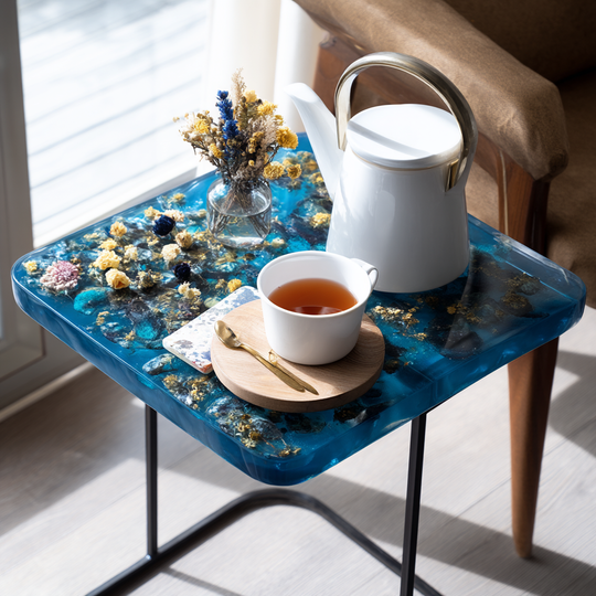 Epoxy Table, Live Edge Epoxy Table,  Resin River Table, 2505099715