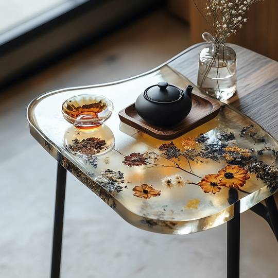 Epoxy Table, Live Edge Epoxy Table,  Resin River Table, 25050996011