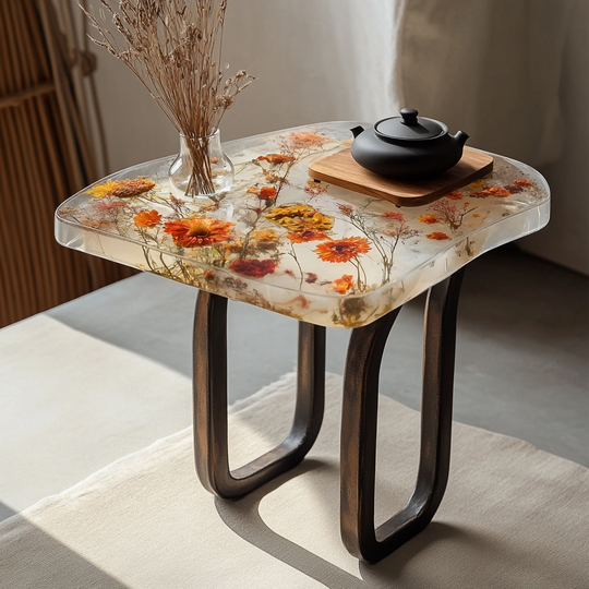 Epoxy Table, Live Edge Epoxy Table,  Resin River Table, 25050996012
