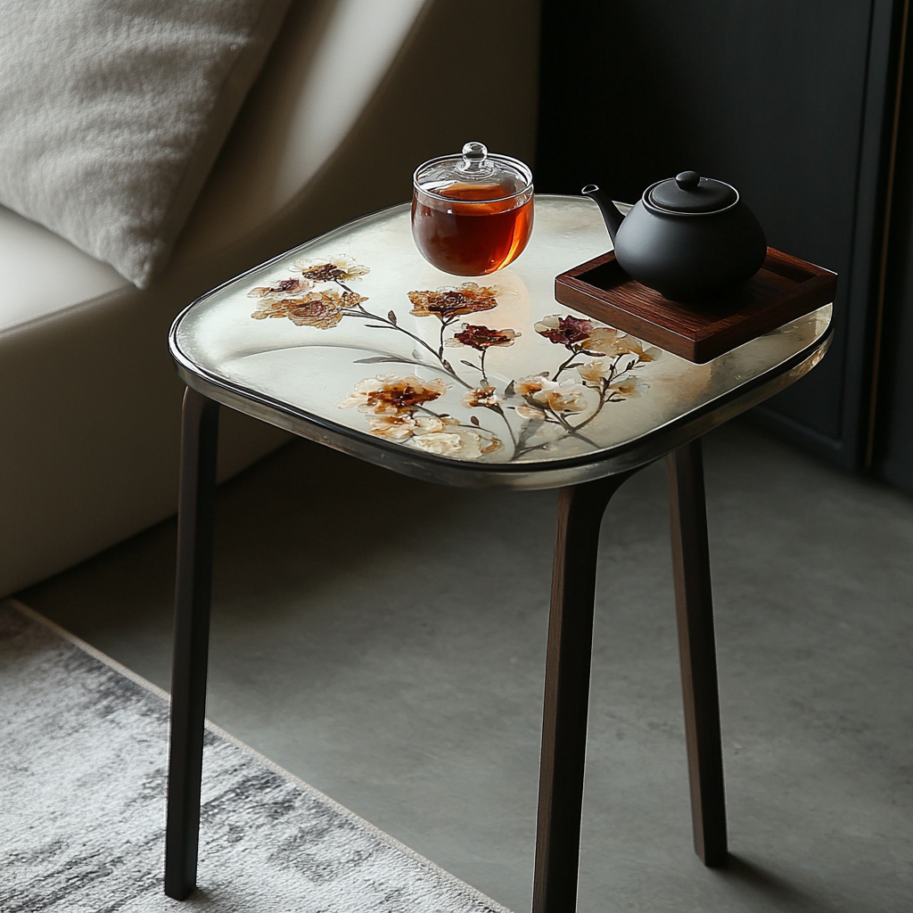 Epoxy Table, Live Edge Epoxy Table,  Resin River Table, 25050996014