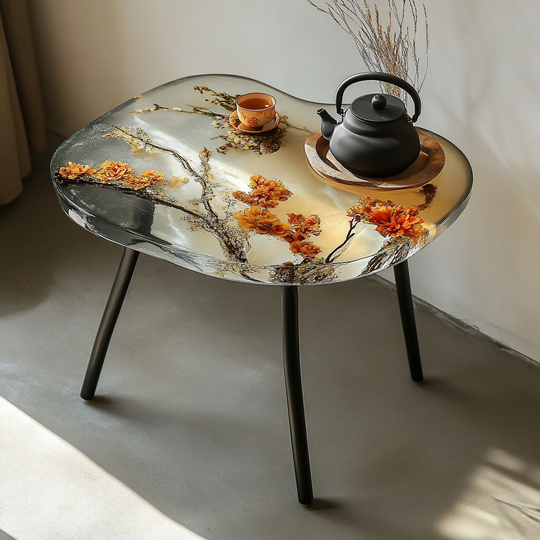 Epoxy Table, Live Edge Epoxy Table,  Resin River Table, 25050996015