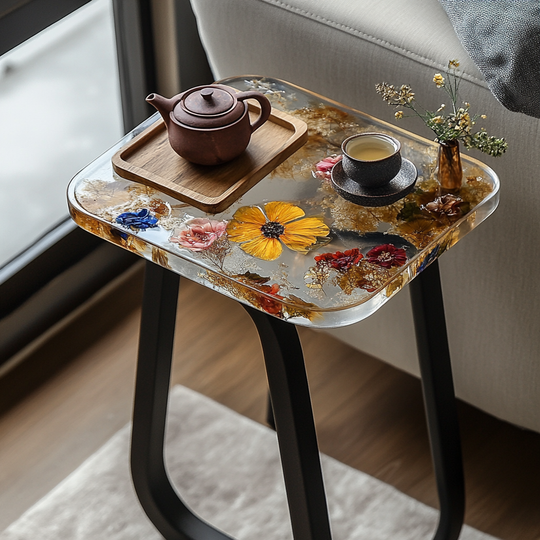 Epoxy Table, Live Edge Epoxy Table,  Resin River Table, 25050996017