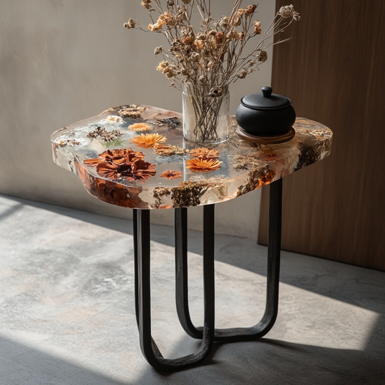 Epoxy Table, Live Edge Epoxy Table,  Resin River Table, 25050996010
