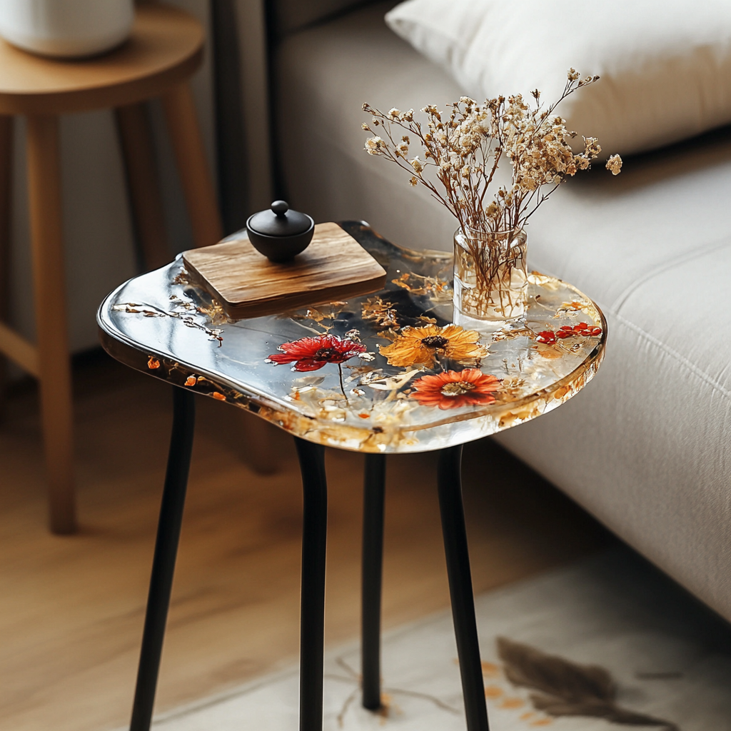Epoxy Table, Live Edge Epoxy Table,  Resin River Table, 2505099609