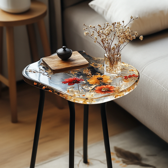 Epoxy Table, Live Edge Epoxy Table,  Resin River Table, 2505099609