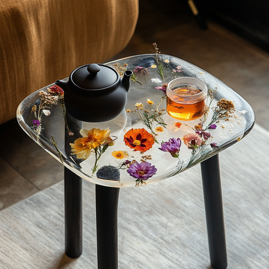 Epoxy Table, Live Edge Epoxy Table,  Resin River Table, 25050996015