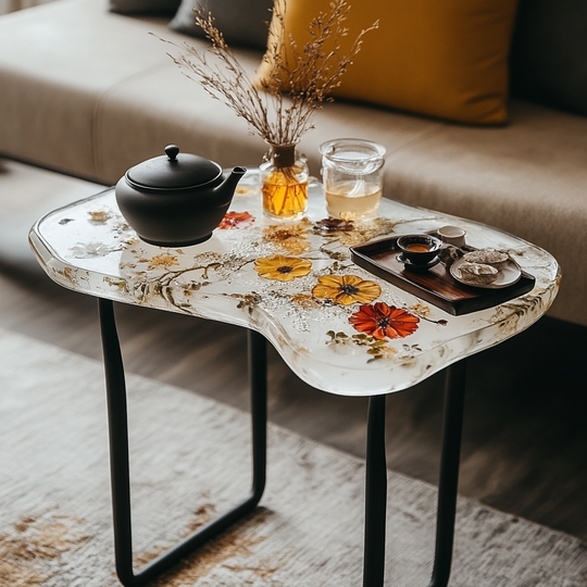 Epoxy Table, Live Edge Epoxy Table,  Resin River Table, 25050996014
