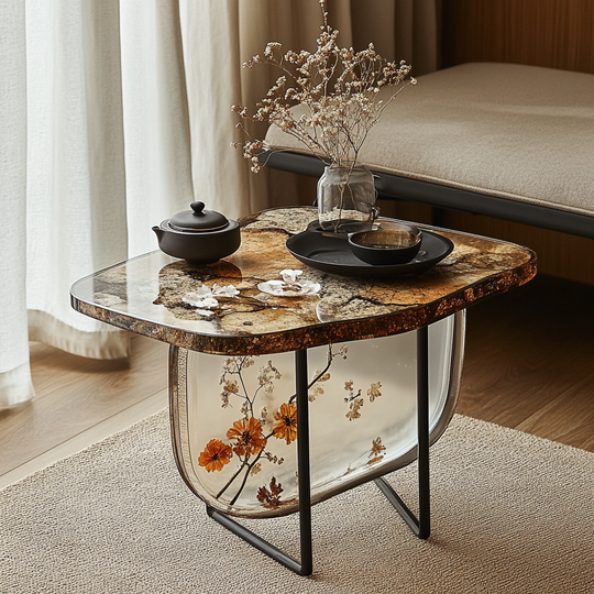 Epoxy Table, Live Edge Epoxy Table,  Resin River Table, 25050996010