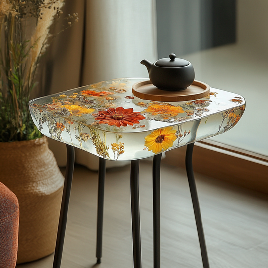 Epoxy Table, Live Edge Epoxy Table,  Resin River Table, 25050996020