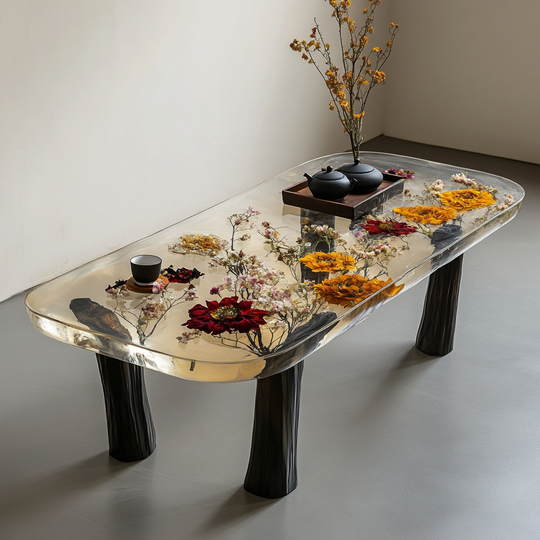 Epoxy Table, Live Edge Epoxy Table,  Resin River Table, 2505119515
