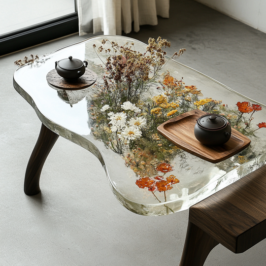 Epoxy Table, Live Edge Epoxy Table,  Resin River Table, 2505119501