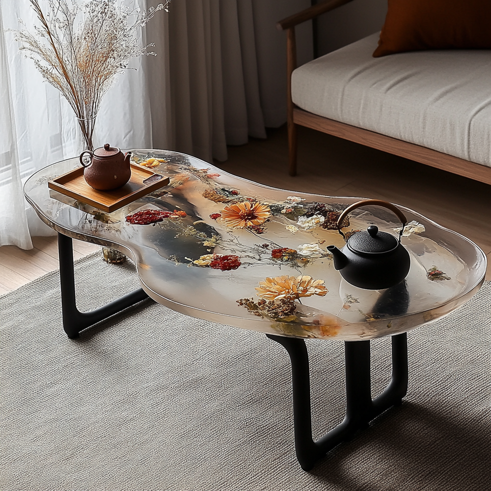 Epoxy Table, Live Edge Epoxy Table,  Resin River Table, 2505119515
