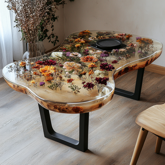Epoxy Table, Live Edge Epoxy Table,  Resin River Table, 2505119514