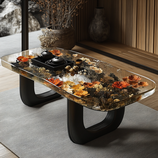 Epoxy Table, Live Edge Epoxy Table,  Resin River Table, 2505119501