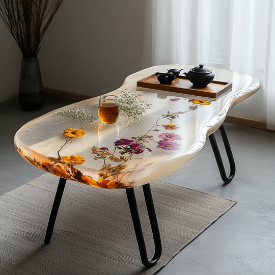 Epoxy Table, Live Edge Epoxy Table,  Resin River Table, 2505119514