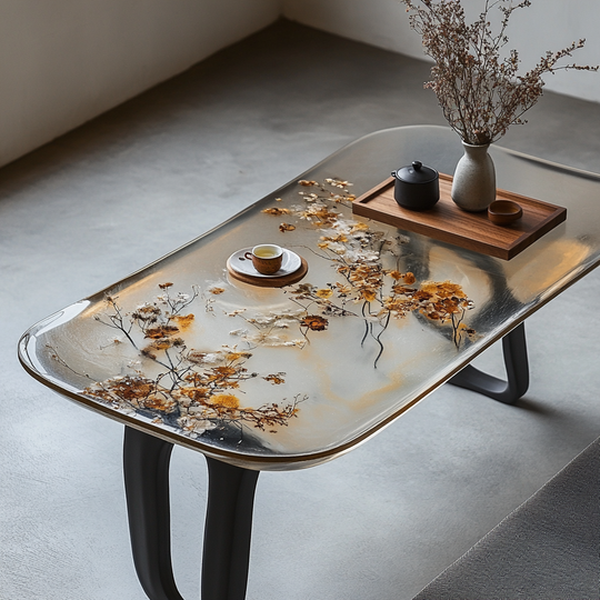 Epoxy Table, Live Edge Epoxy Table,  Resin River Table, 2505119513