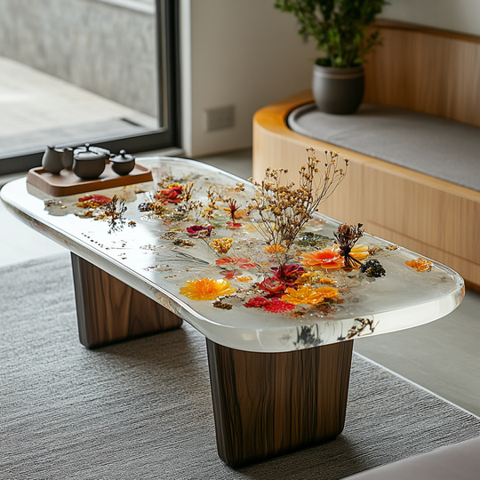 Epoxy Table, Live Edge Epoxy Table,  Resin River Table, 2505119516