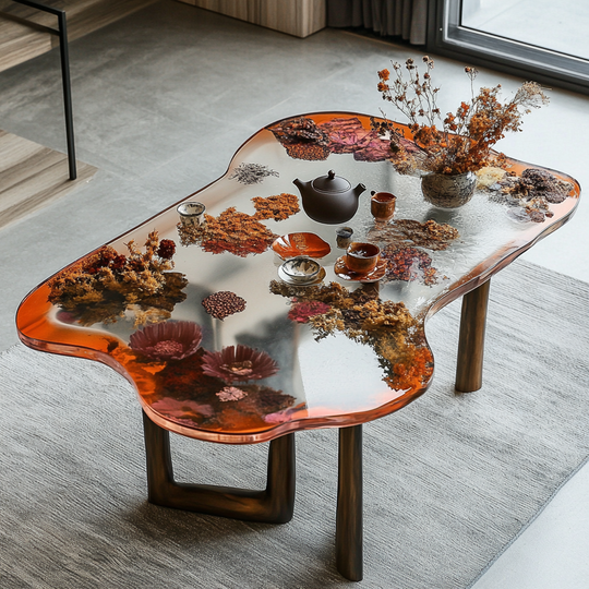 Epoxy Table, Live Edge Epoxy Table,  Resin River Table, 2505119515