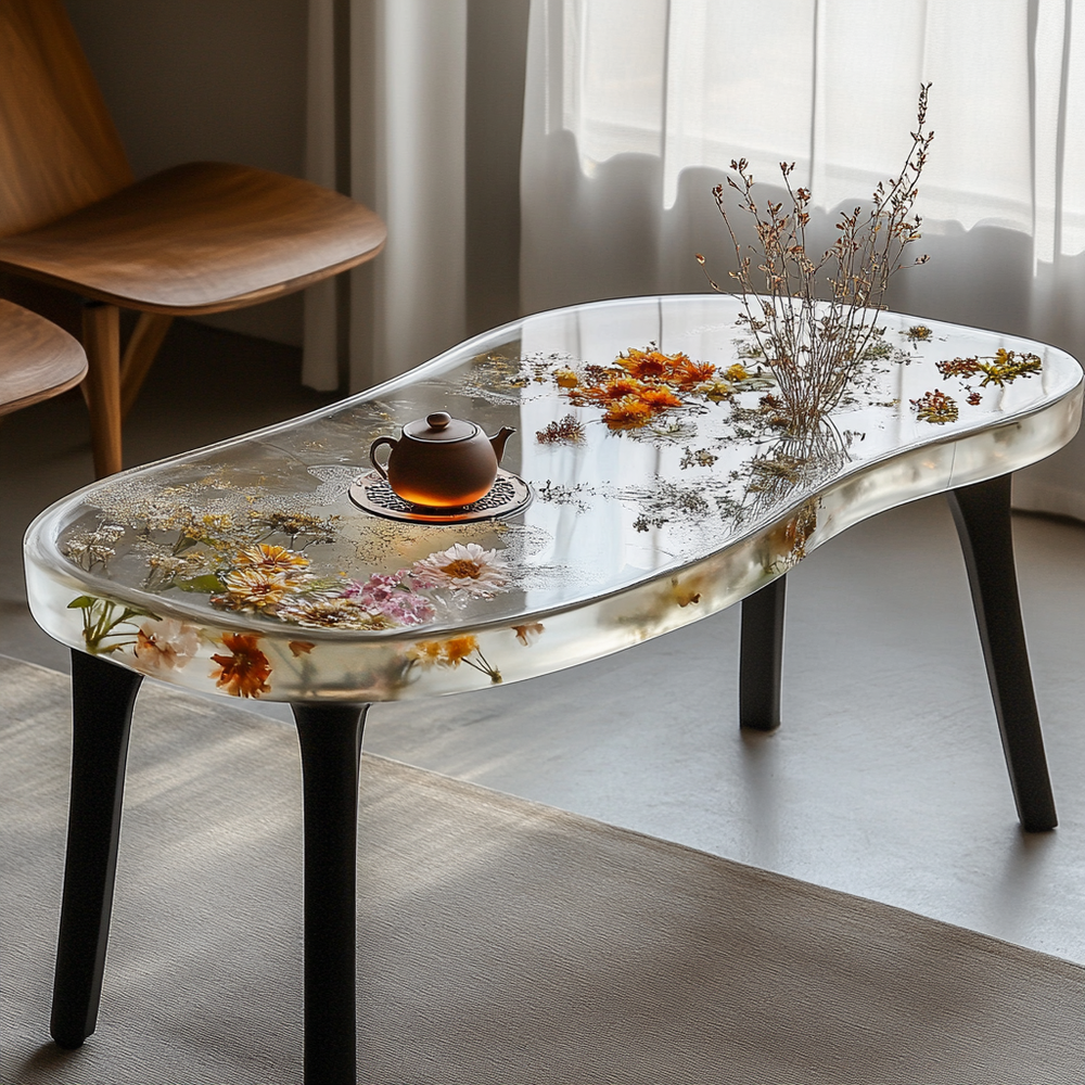 Epoxy Table, Live Edge Epoxy Table,  Resin River Table, 2505119517