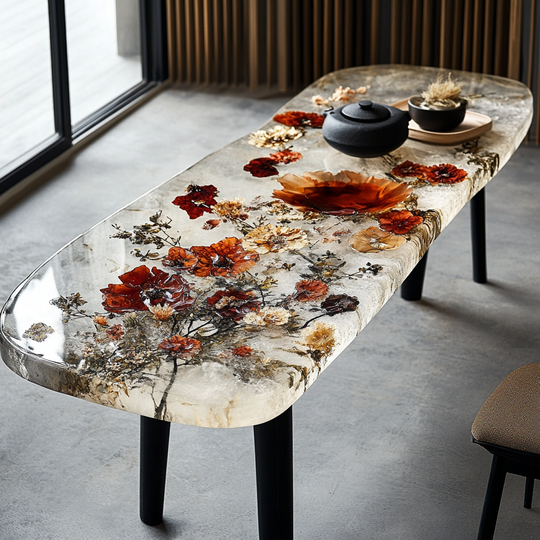 Epoxy Table, Live Edge Epoxy Table,  Resin River Table, 2505119502