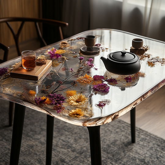 Epoxy Table, Live Edge Epoxy Table,  Resin River Table, 2505119515