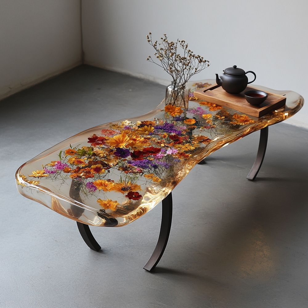 Epoxy Table, Live Edge Epoxy Table,  Resin River Table, 2505119514