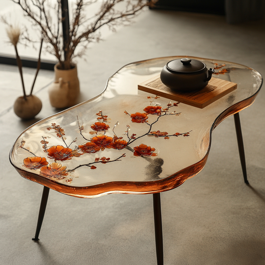 Epoxy Table, Live Edge Epoxy Table,  Resin River Table, 2505119506