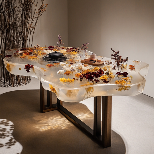 Epoxy Table, Live Edge Epoxy Table,  Resin River Table, 2505119518