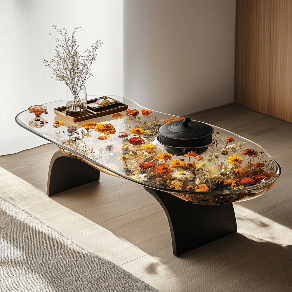Epoxy Table, Live Edge Epoxy Table,  Resin River Table, 2505119518