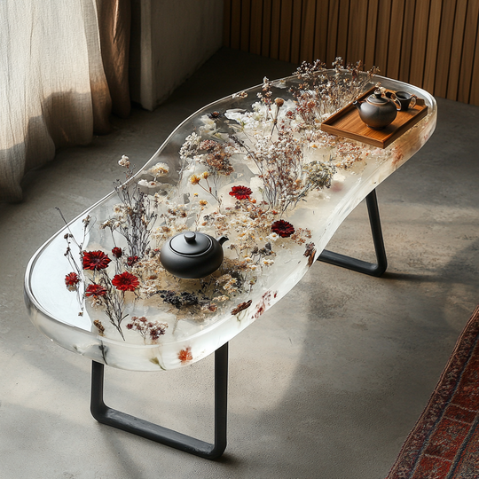 Epoxy Table, Live Edge Epoxy Table,  Resin River Table, 2505119519