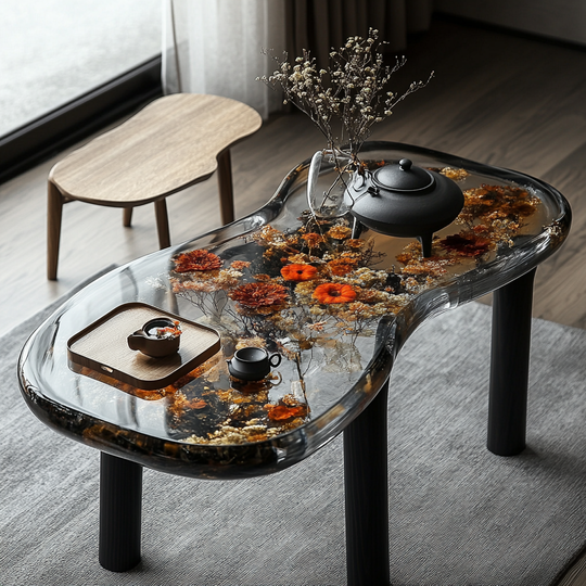 Epoxy Table, Live Edge Epoxy Table,  Resin River Table, 2505119508