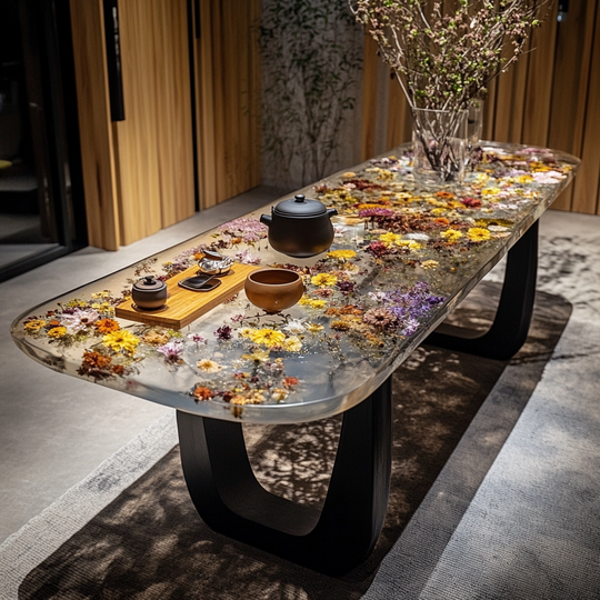 Epoxy Table, Live Edge Epoxy Table,  Resin River Table, 2505119519
