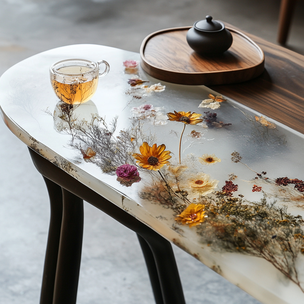 Epoxy Table, Live Edge Epoxy Table,  Resin River Table, 2505119520
