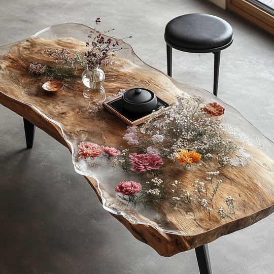 Epoxy Table, Live Edge Epoxy Table,  Resin River Table, 2505119510